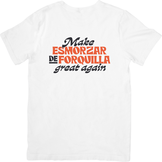 Camiseta Esmorzar de forquilla Blanca